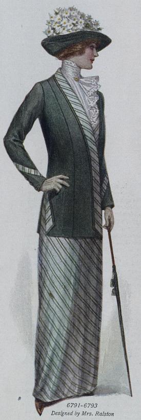 suit with matching shirt and skirt