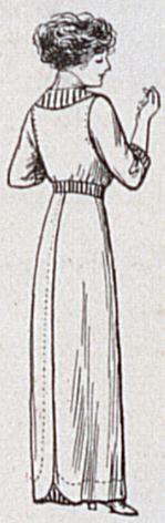 sailor dress-back view