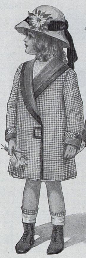 picture of 1912 girl's coat