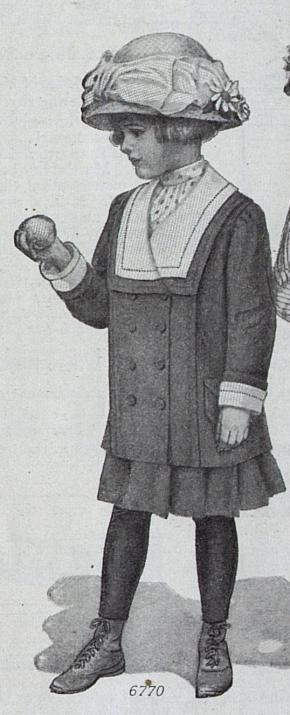 hundred-year-old picture of girl's jacket