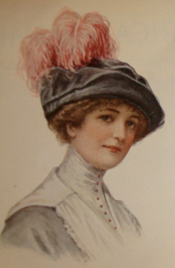 1912 Hat with Ostrich Plume
