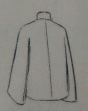 1912 Quilted Silk Jacket-back view