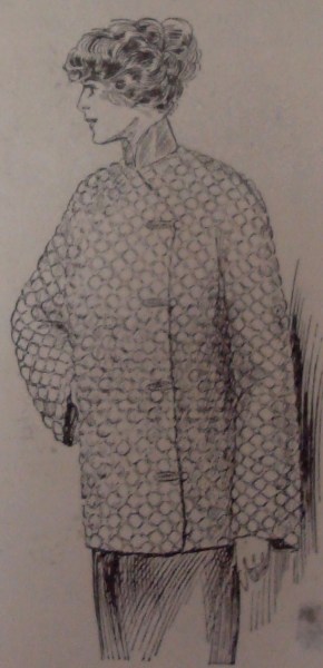 1912 Quited Silk Jacket