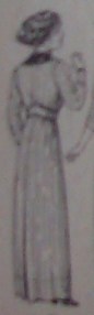 1913 dress back view